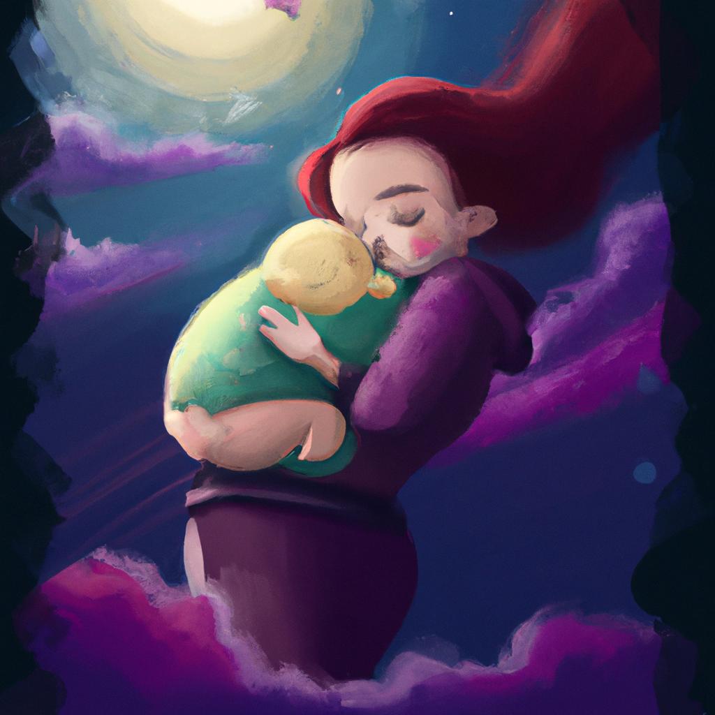 Imagem de capa do post "Sonhar com Bebê Caindo do Colo: Significado Revelado!" com um desenho digital