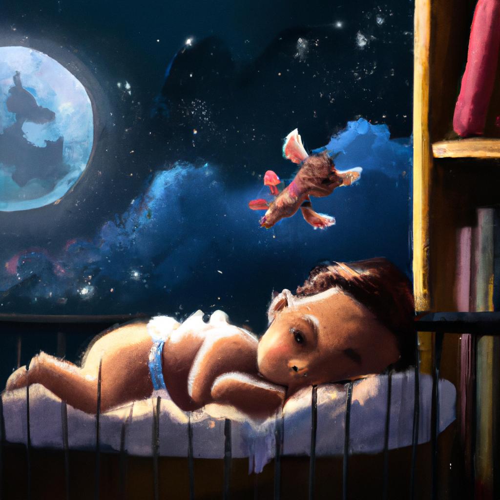 Imagem de capa do post "Descubra o Que Significa Quando Você Sonha com Bebê Especial!" com um desenho digital