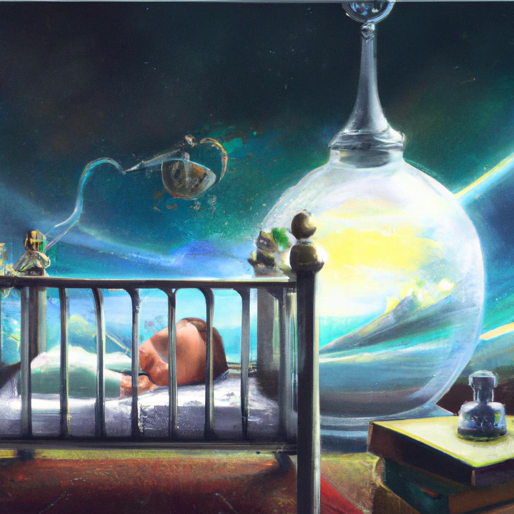 Imagem de capa do post "Sonhar com Bebê Mijado: O Significado Revelado!" com um desenho digital