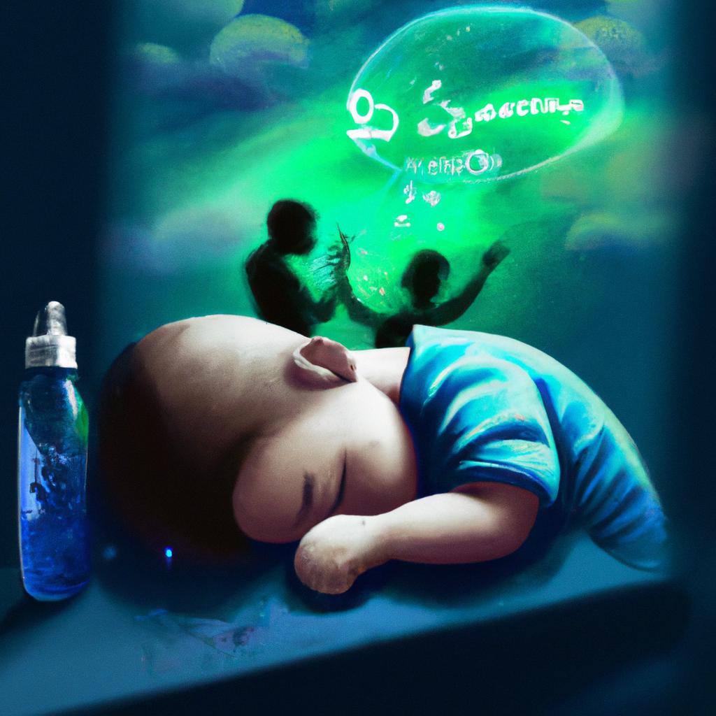 Imagem de capa do post "Sonhar com Bebê: Descubra o Significado Oculto!" com um desenho digital