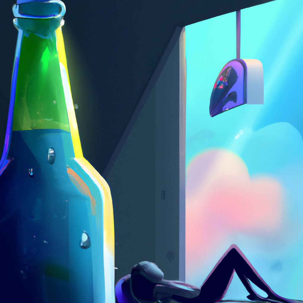 Imagem de capa do post Sonhar com Bebida Alcoólica: O que Significa? com um desenho digital