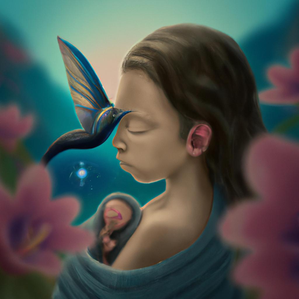 Imagem de capa do post Descubra o Significado de Sonhar com Beija-Flor Filhote! com um desenho digital