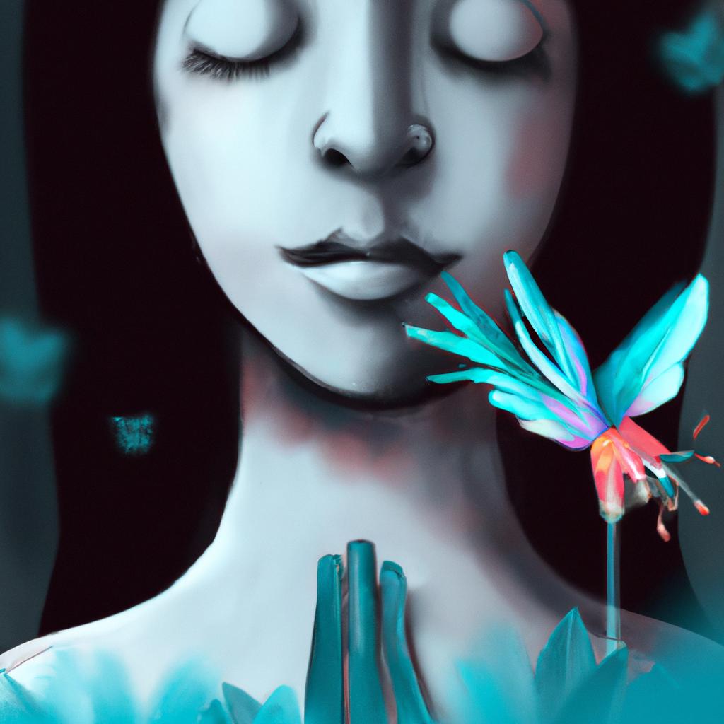 Imagem de capa do post "Descubra o Significado de Sonhar com Beija-Flor!" com um desenho digital