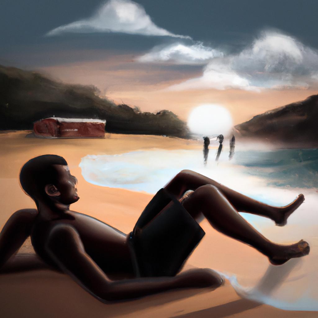 Imagem de capa do post "Descubra o Que Significa Sonhar Com Bermudas Pretas!" com um desenho digital
