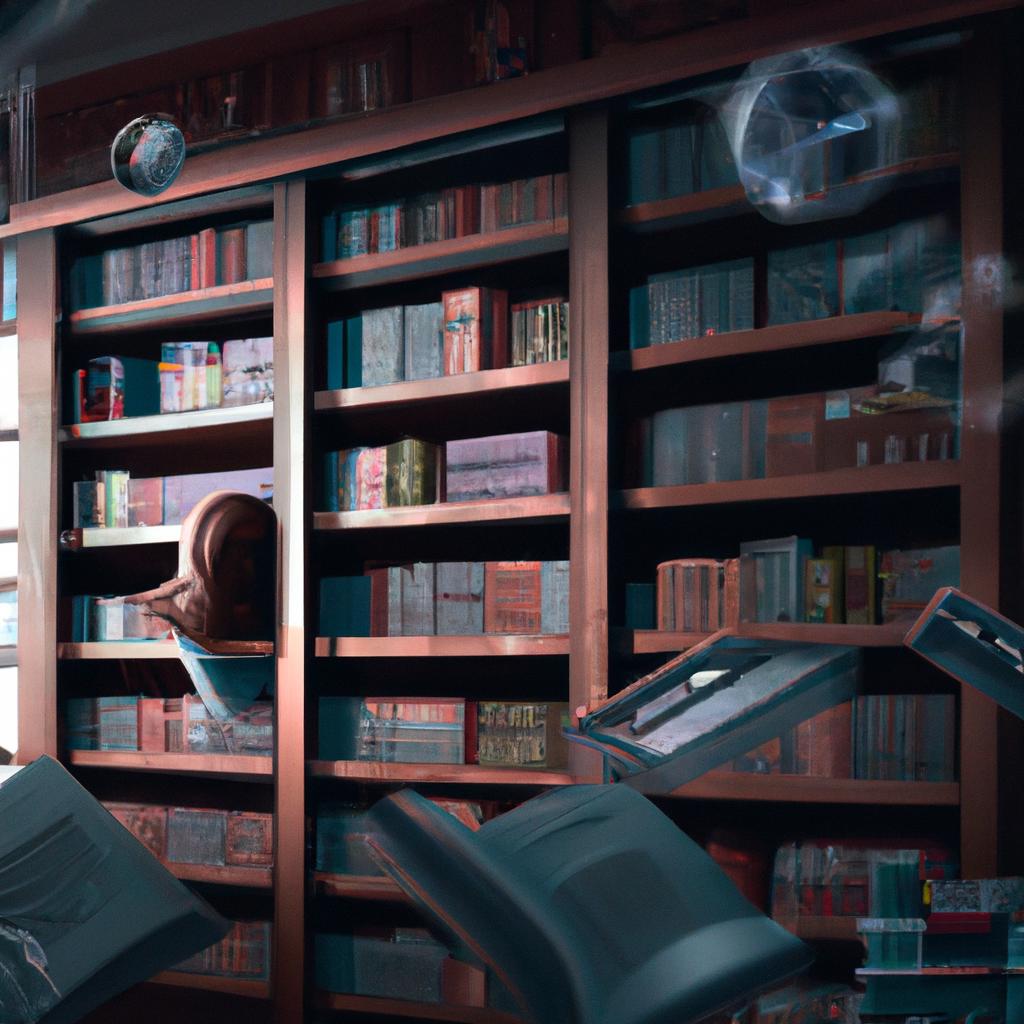 Imagem de capa do post "Sonhar com Biblioteca: O Significado Que Você Não Conhece!" com um desenho digital