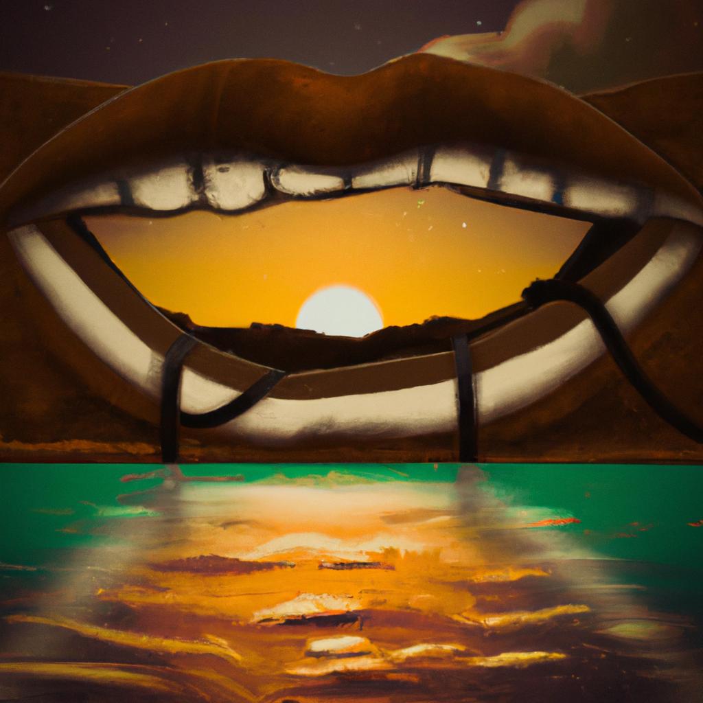 Imagem de capa do post Sonhar com Boca Costurada: Entenda o Significado! com um desenho digital