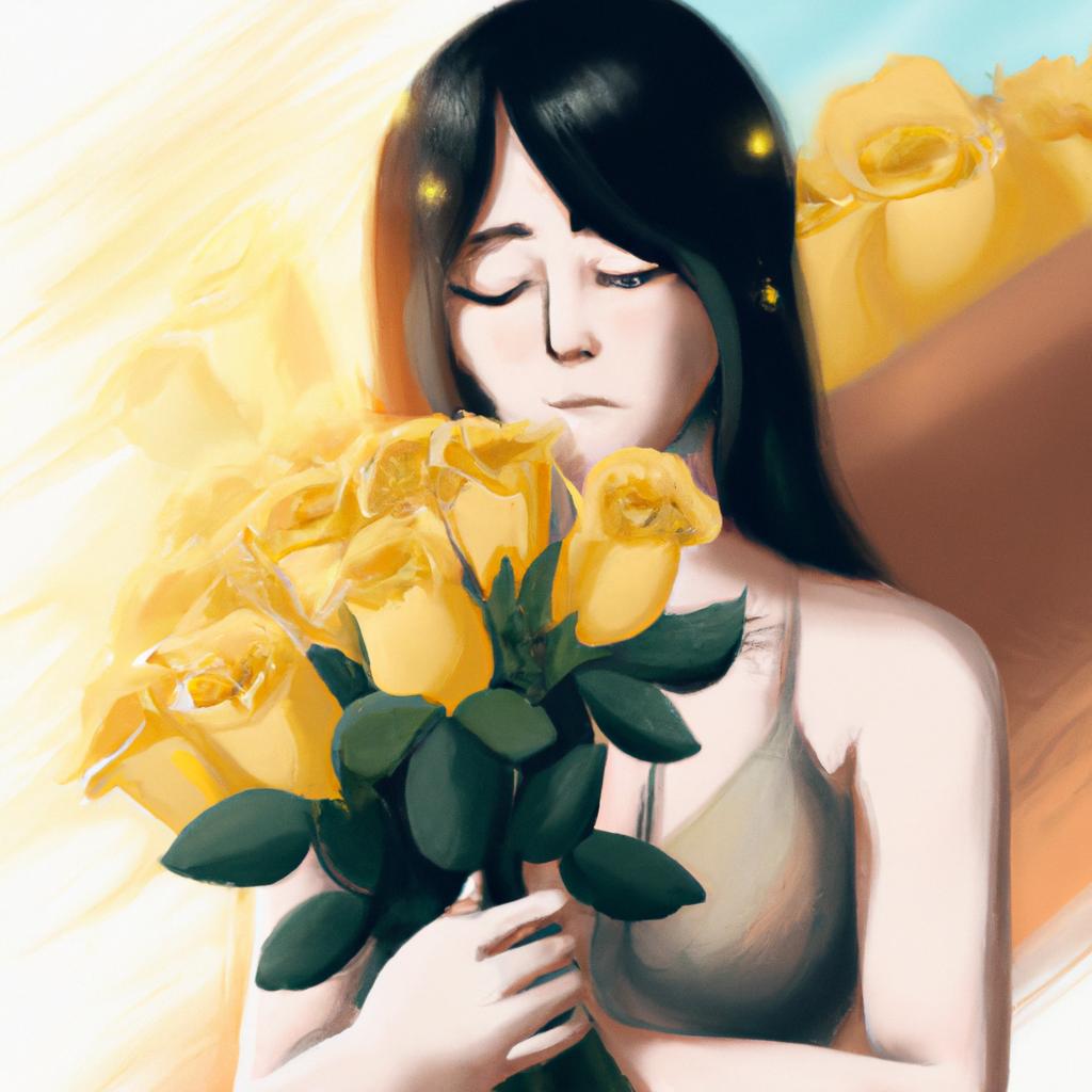 sonhar com buque de rosas amarelas4