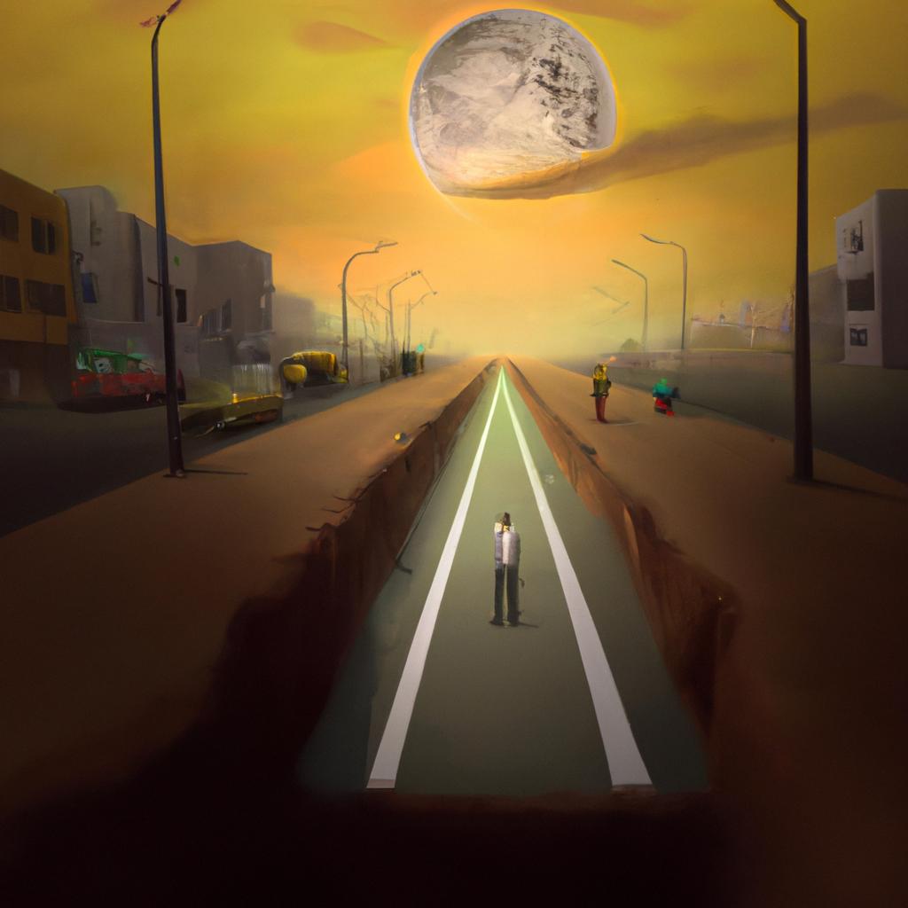 Imagem de capa do post "Sonhar com Buraco na Rua: Entenda seu Significado!" com um desenho digital
