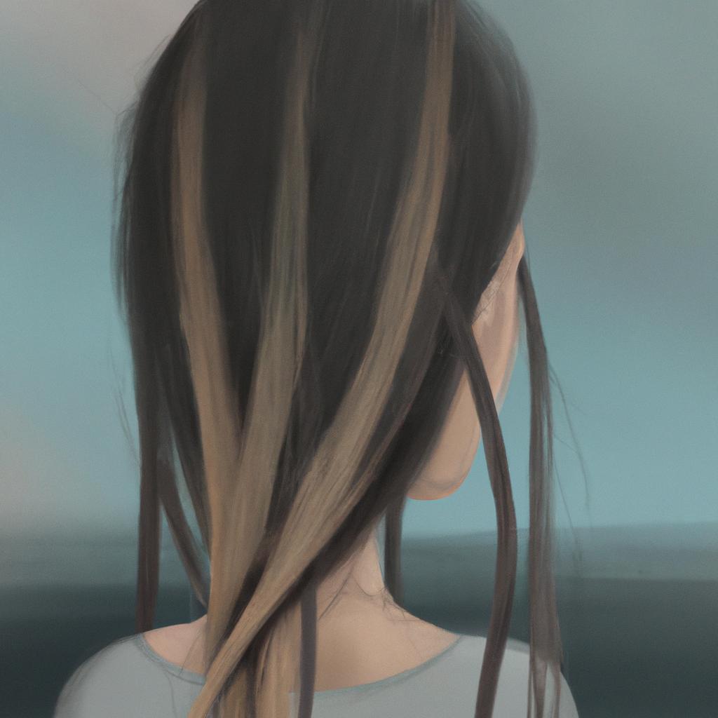 Imagem de capa do post "Sonhar com Cabelo Amarrado: Descubra o Significado!" com um desenho digital