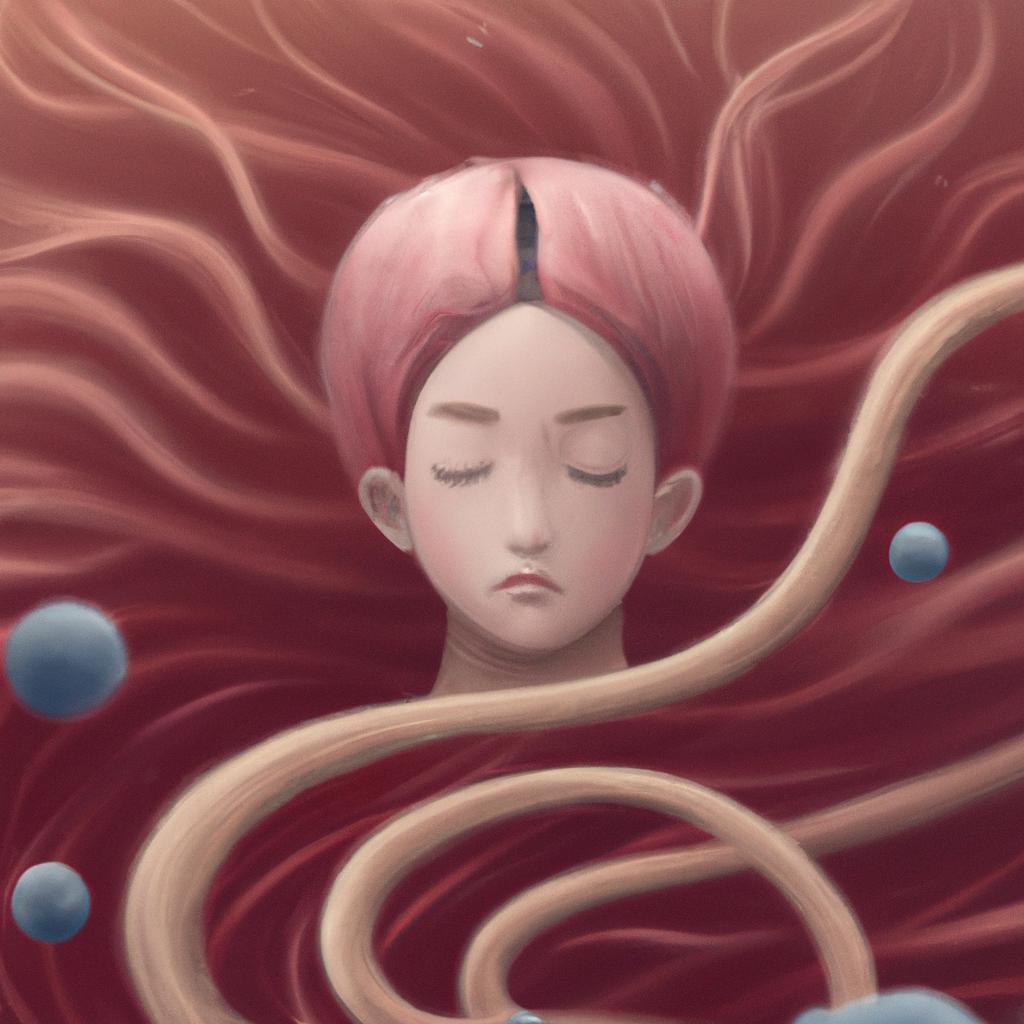 Imagem de capa do post "Descubra o Significado de Sonhar com Cabelo Caindo em Tufos!" com um desenho digital