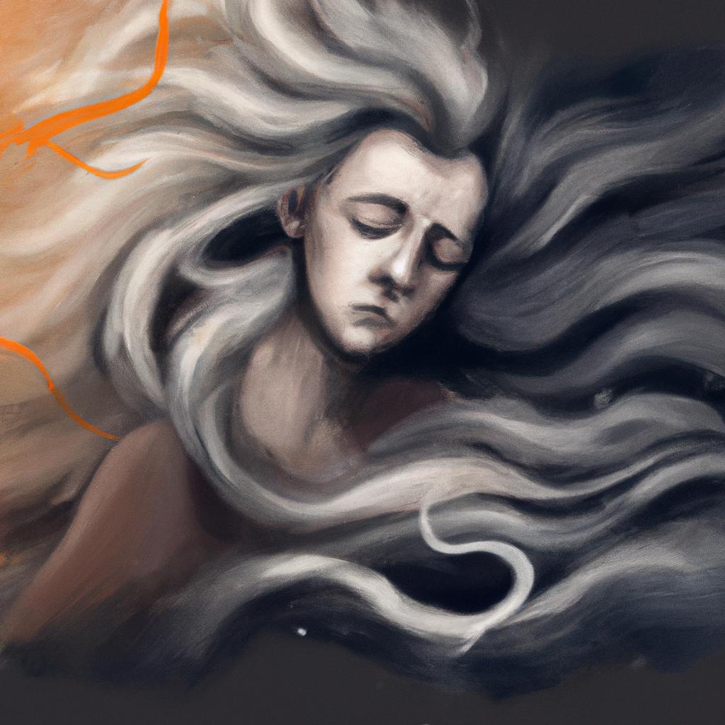 Imagem de capa do post "Sonhar com Cabelo de Outra Pessoa: Descubra Seu Significado!" com um desenho digital