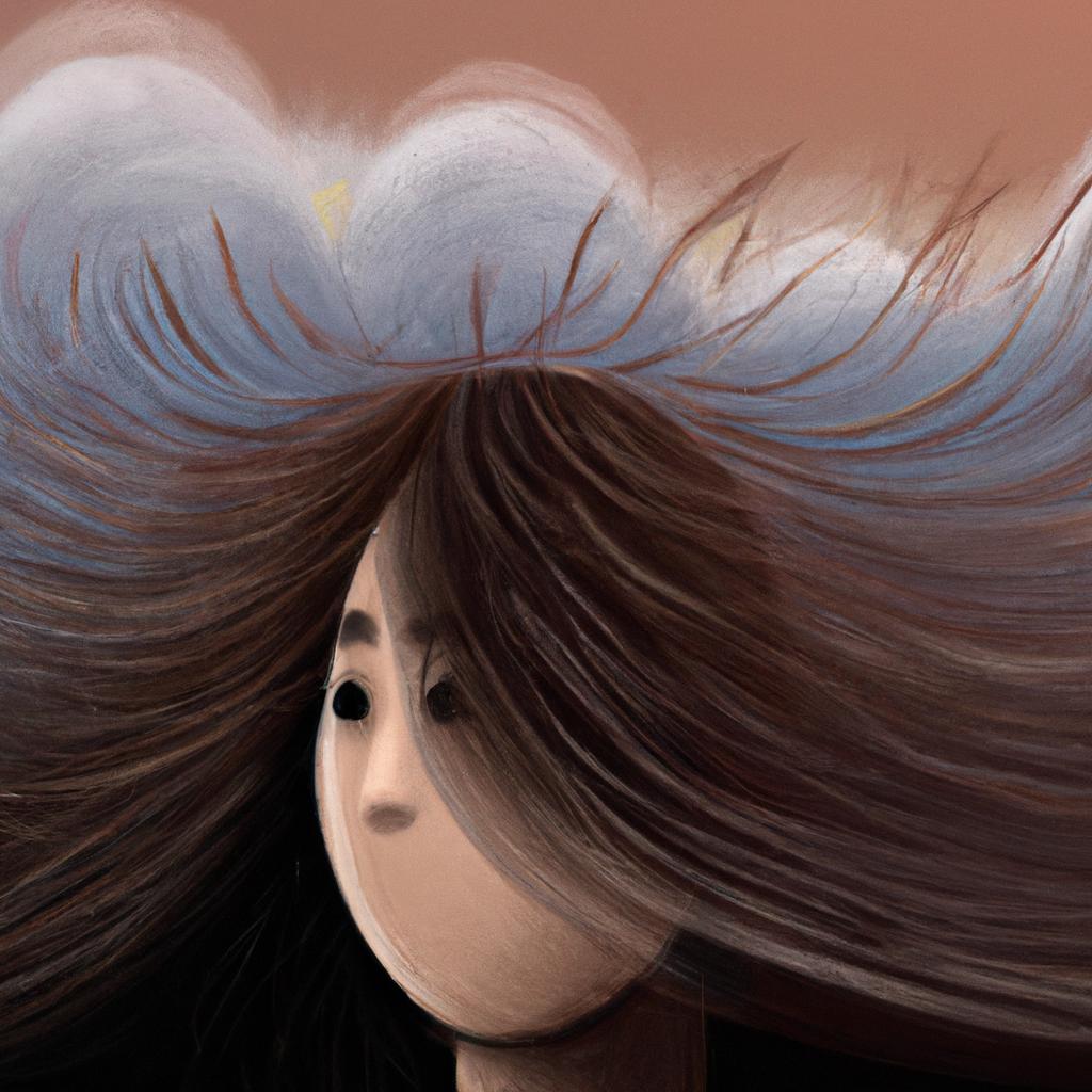 Imagem de capa do post "O que Significa Sonhar com Cabelo Feio? Descubra Agora!" com um desenho digital