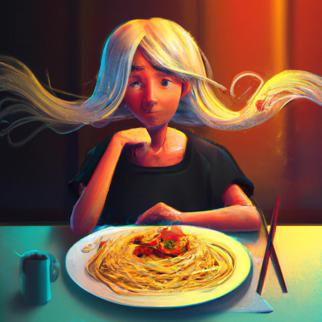 sonhar com cabelo na comida2