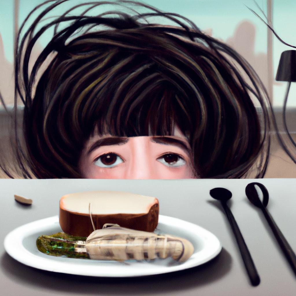 sonhar com cabelo na comida3