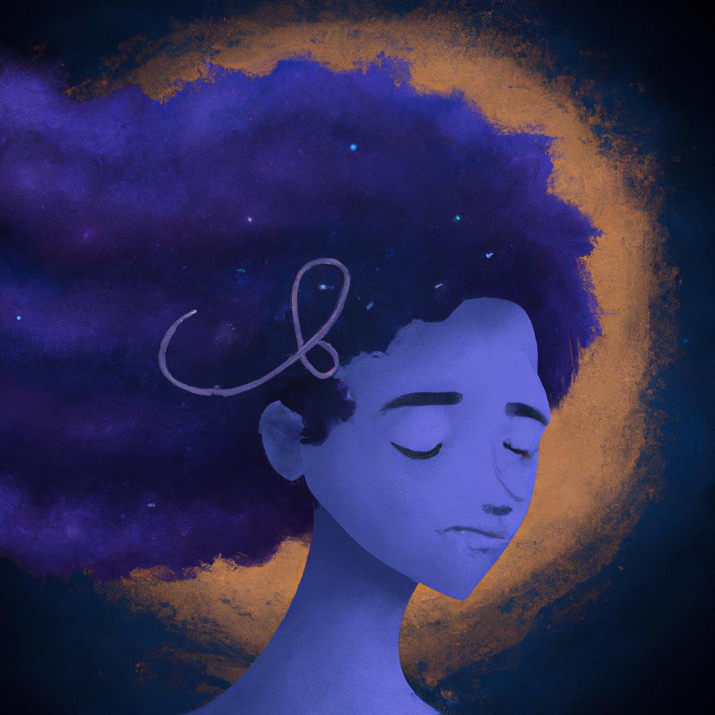 Imagem de capa do post "Descubra o Significado de Sonhar com Cabelo no Pente!" com um desenho digital