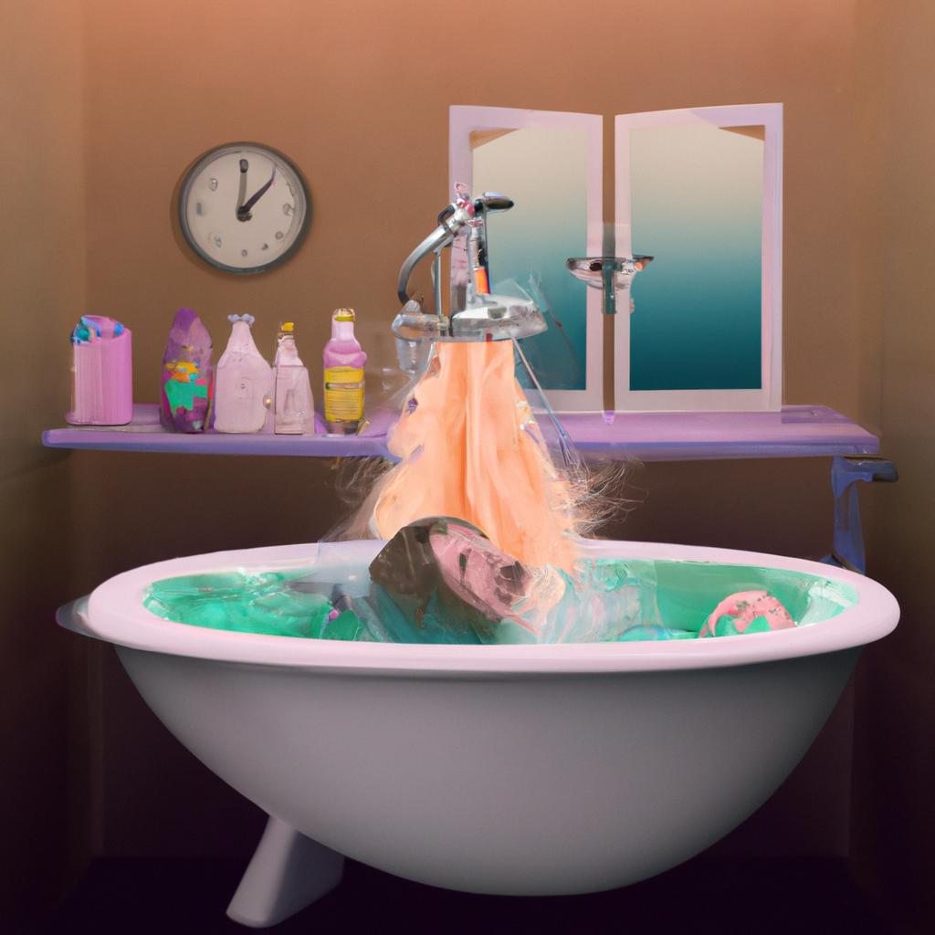 Imagem de capa do post "Descubra o que Significa Sonhar com Cabelo no Ralo do Banheiro!" com um desenho digital