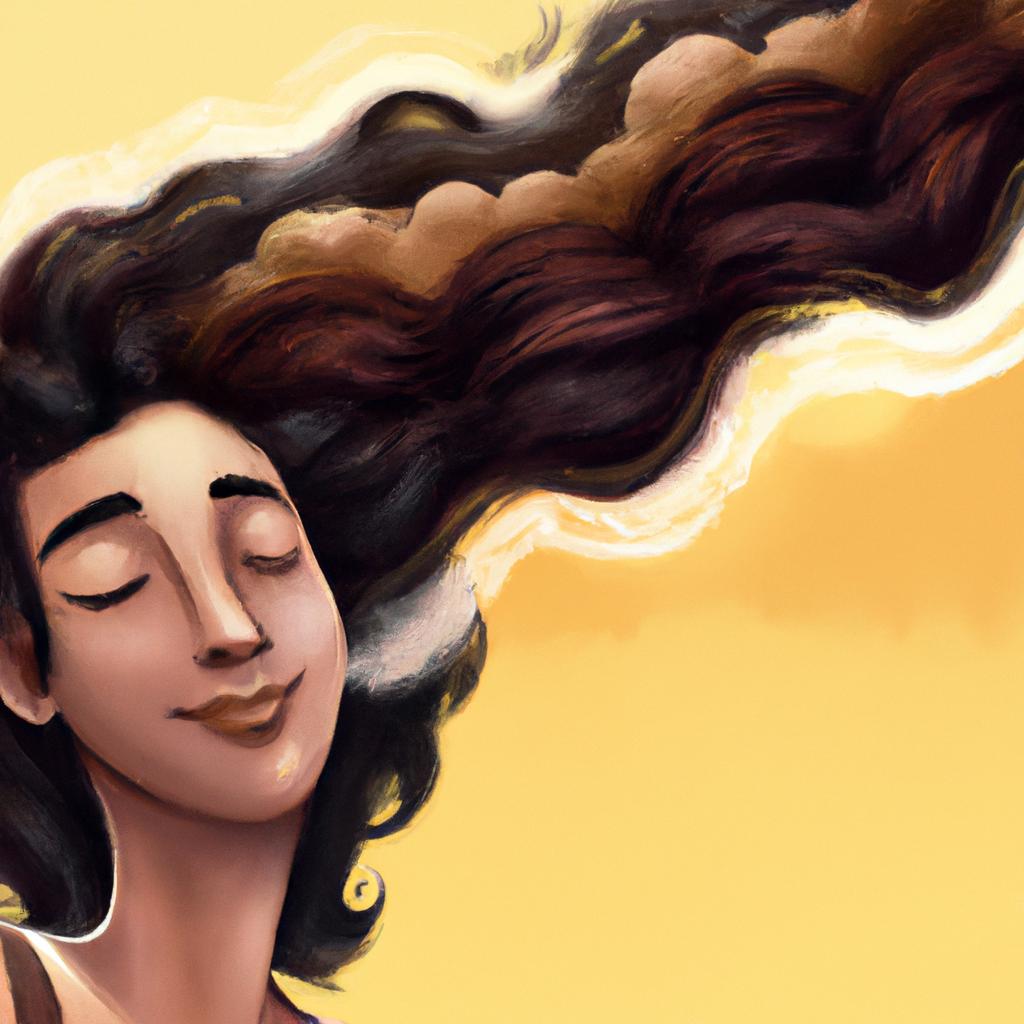 Imagem de capa do post "Sonhar com Cabelo: Descubra o que isso Significa!" com um desenho digital