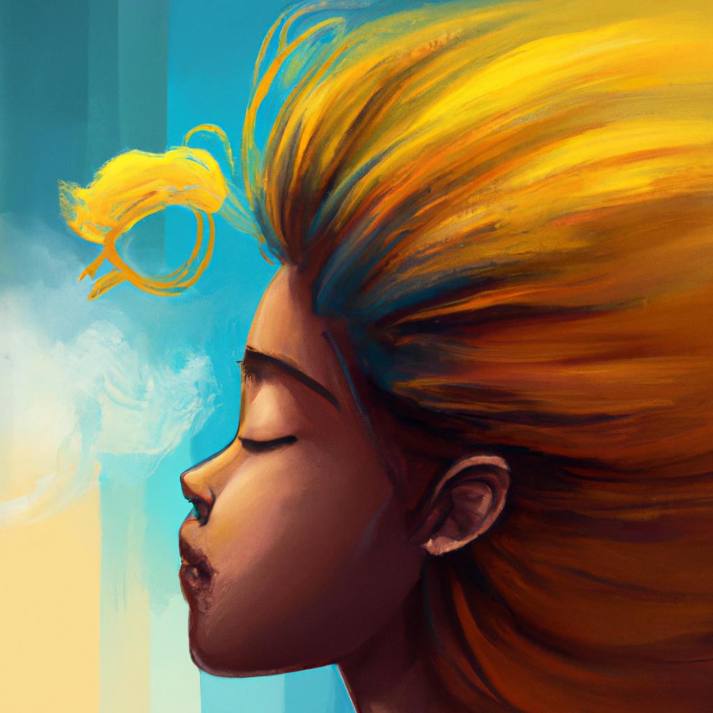 Imagem de capa do post "Descubra o Significado Evangélico de Sonhar com Cabelo!" com um desenho digital