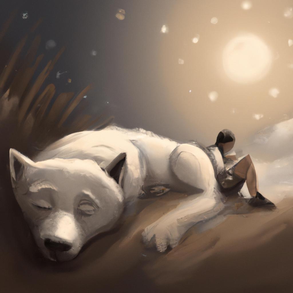 Imagem de capa do post Descubra o Significado de Sonhar com Cachorro Branco Bravo! com um desenho digital