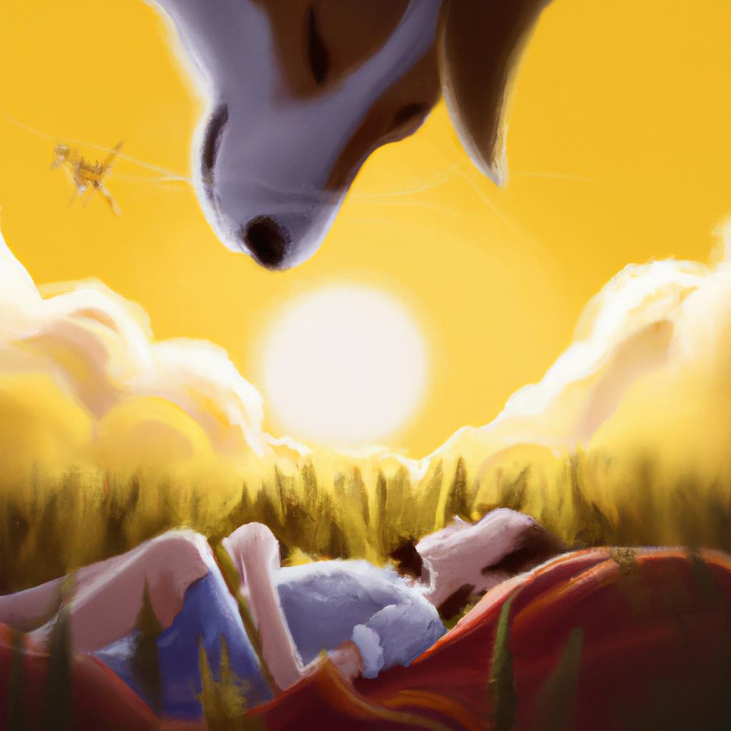 Imagem de capa do post "Sonhar com Cachorro Brigando: Descubra o Significado!" com um desenho digital