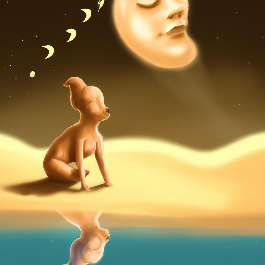 Imagem de capa do post "Descubra o Significado de Sonhar com Cachorro Cagando!" com um desenho digital