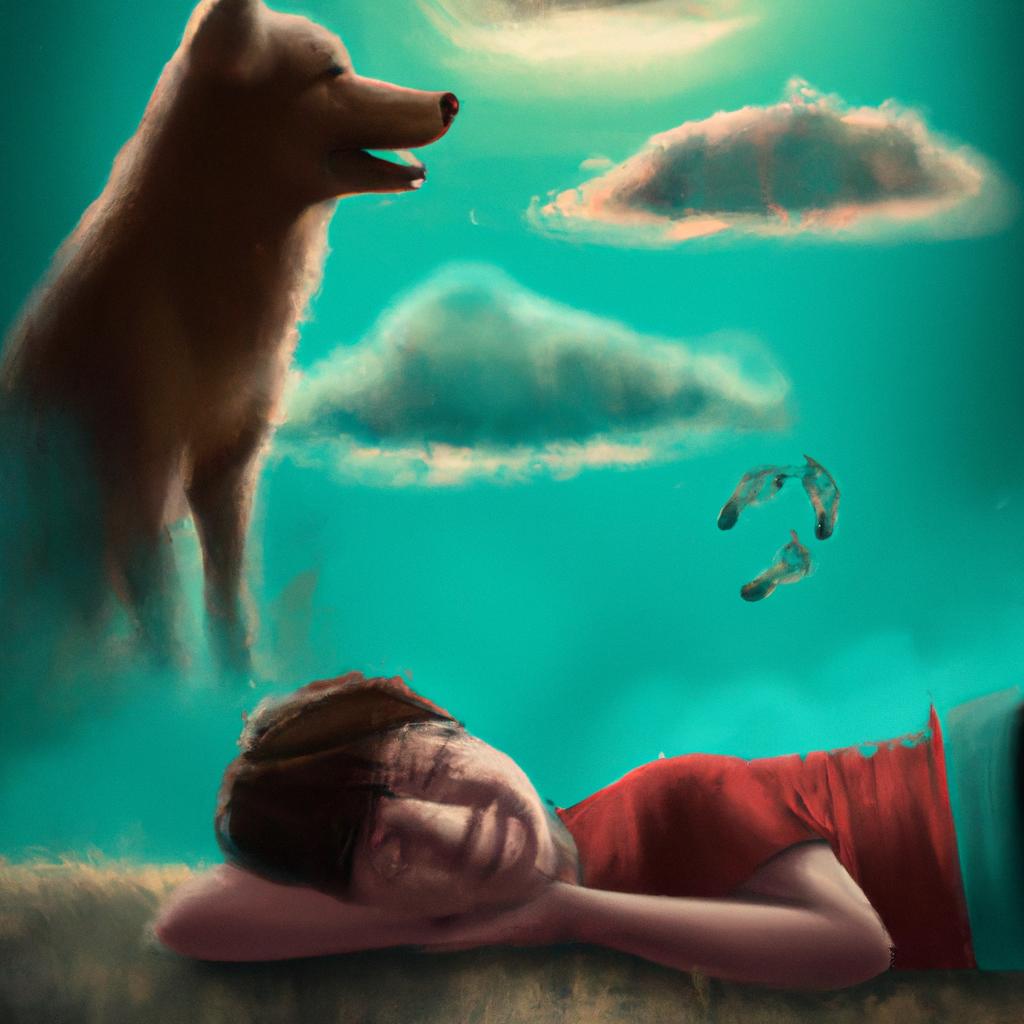 Imagem de capa do post "Descubra o Que Significa Sonhar com Cachorro com Pulgas!" com um desenho digital