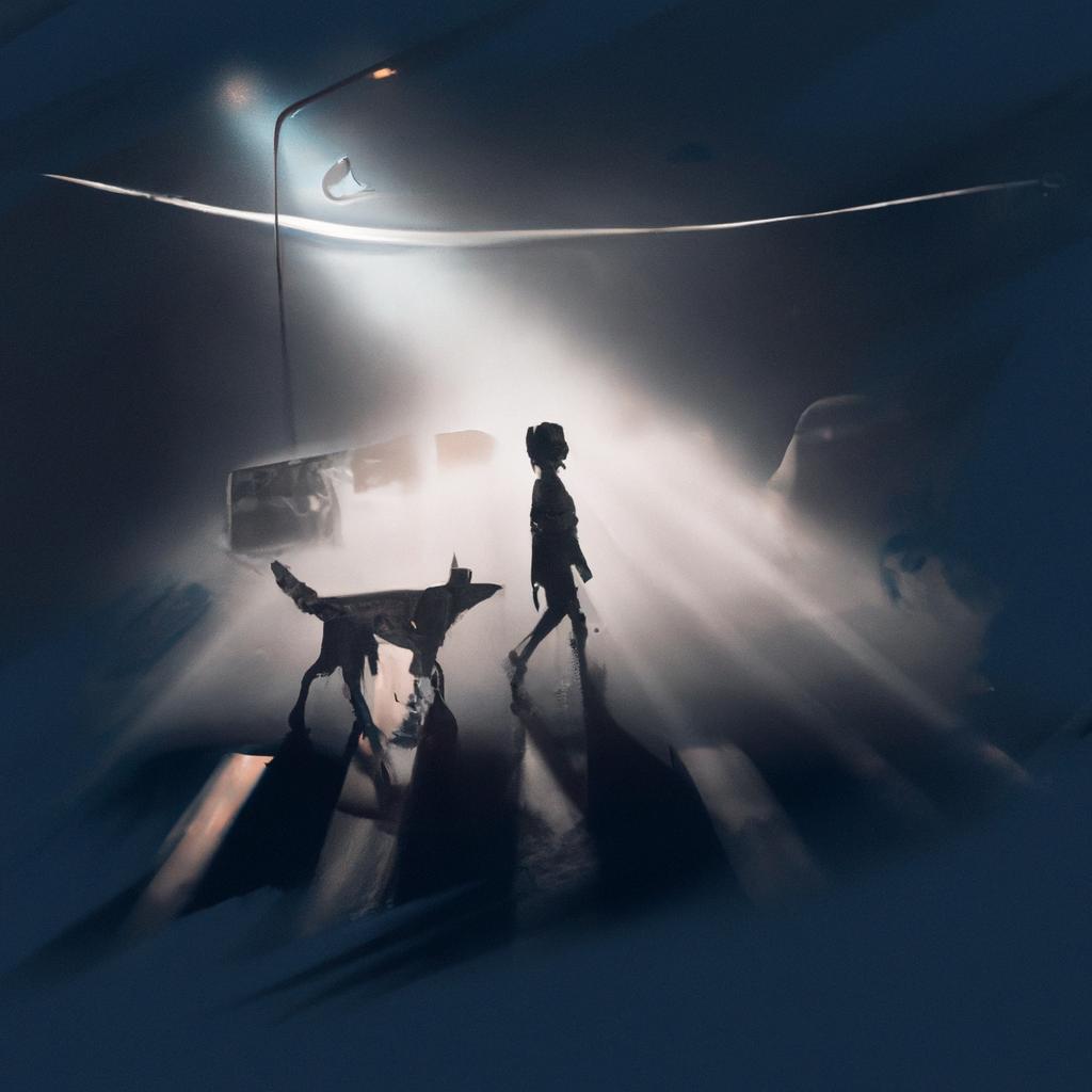 Imagem de capa do post Descubra o Significado de Sonhar com Cachorro Cruzando! com um desenho digital