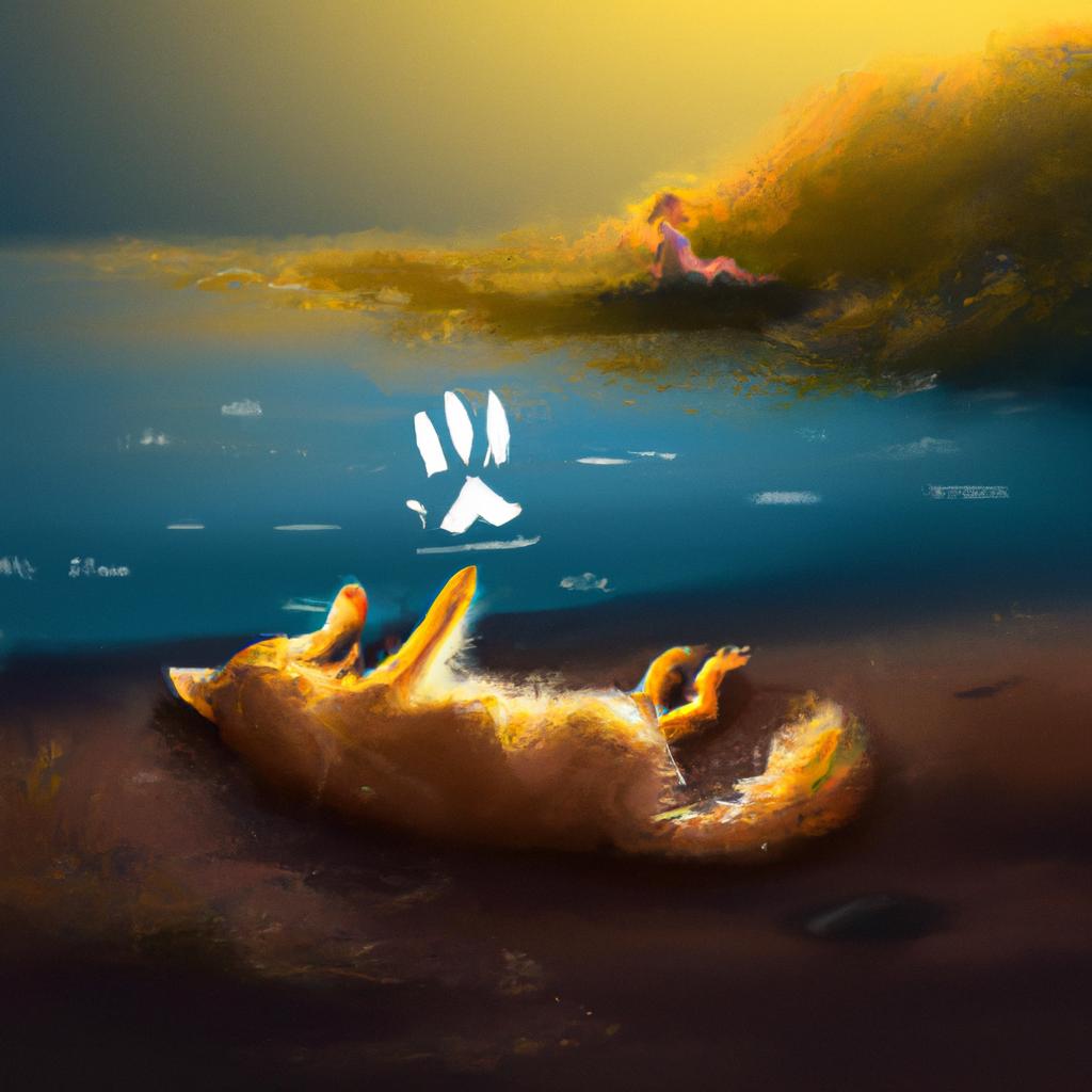 Imagem de capa do post "Descubra o Significado ao Sonhar com Cachorro Desaparecido!" com um desenho digital