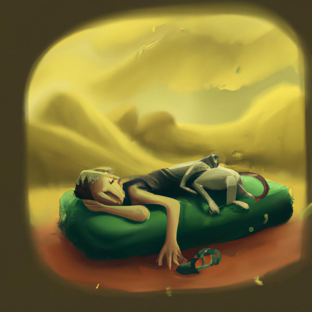 Imagem de capa do post "Sonhar com Cachorro Morrendo Envenenado: Descubra o Significado!" com um desenho digital