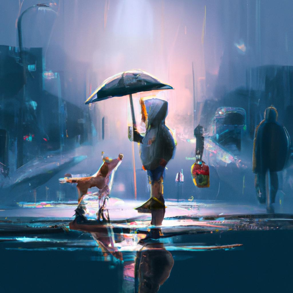 sonhar com cachorro na chuva4