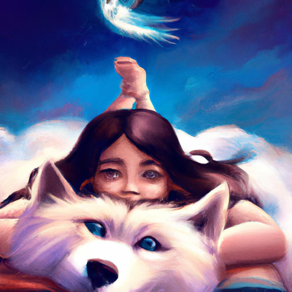 Imagem de capa do post "Sonhar com Cachorro Peludo: Descubra o Significado dos Seus Sonhos!" com um desenho digital