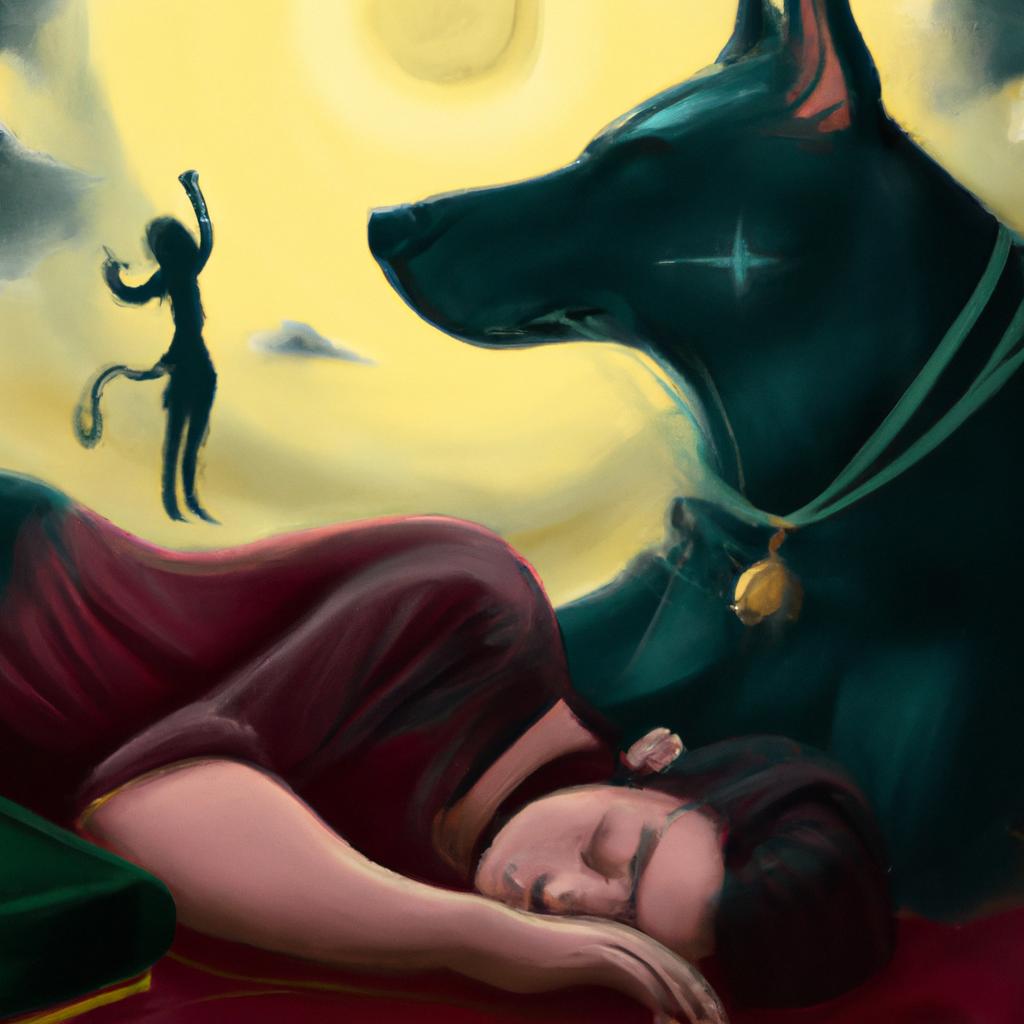 sonhar com cachorro preto bravo4