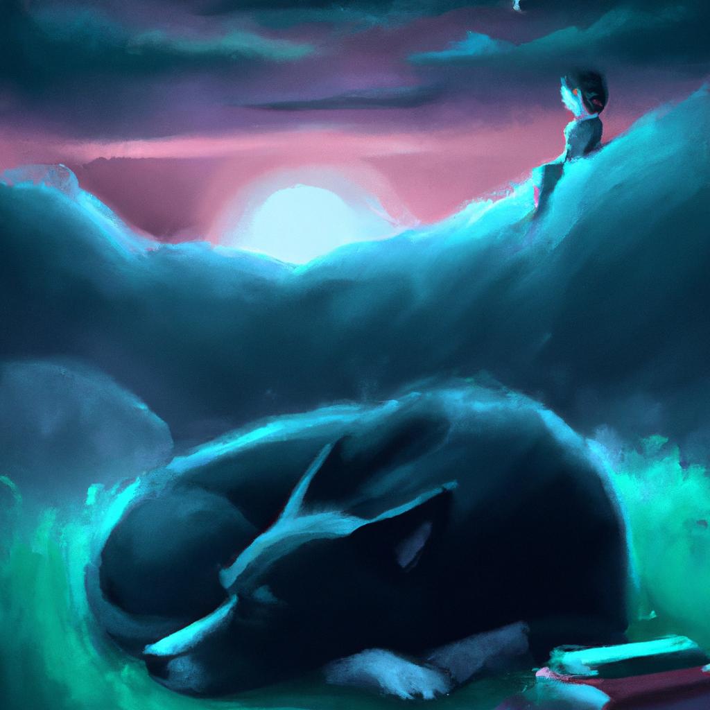 Imagem de capa do post Sonhar com Cachorro Preto Docil: Descubra o Significado! com um desenho digital