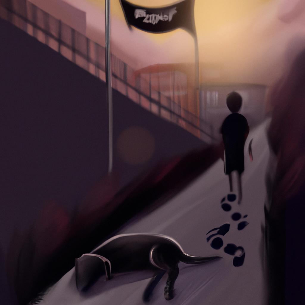 Imagem de capa do post "Sonhar com Cachorro Preto e Bravo: Descubra o Significado!" com um desenho digital