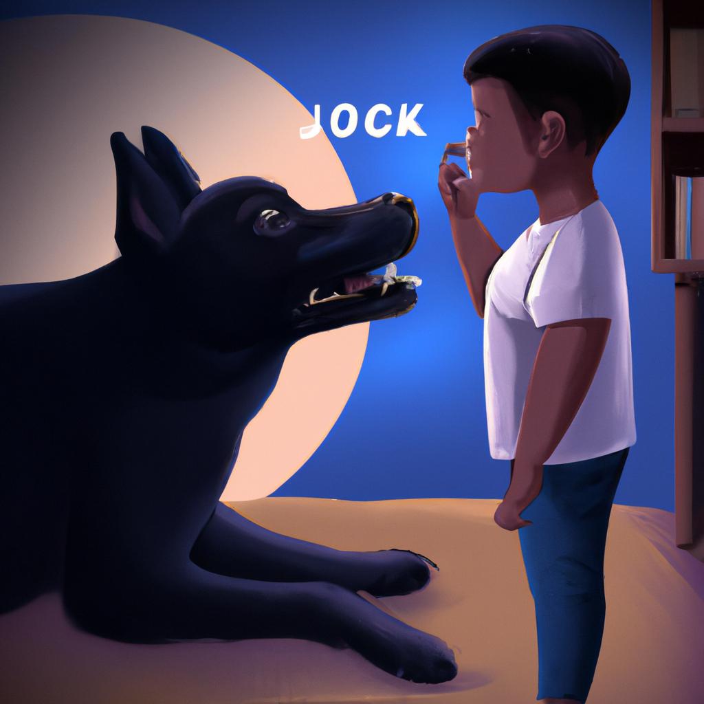 sonhar com cachorro preto querendo morder3