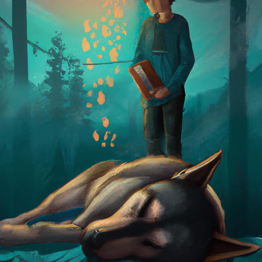 Imagem de capa do post Descubra o Significado de Sonhar com Cachorro Que Já Morreu - Livro dos Sonhos com um desenho digital