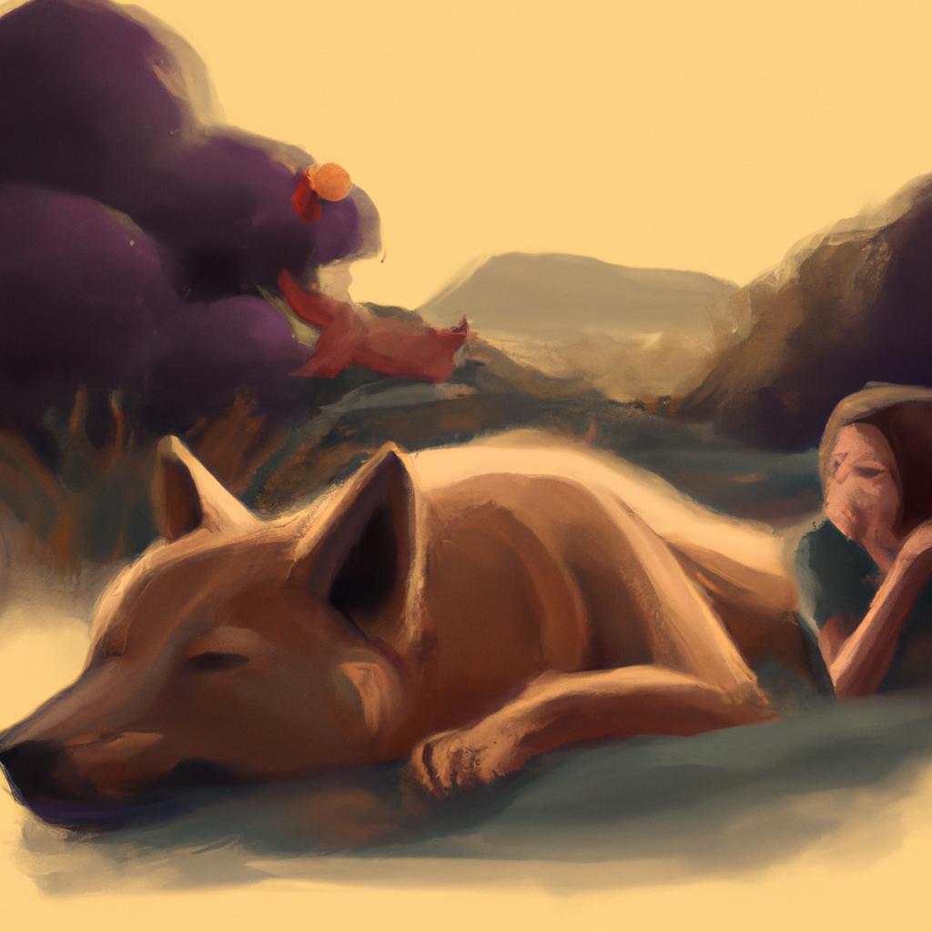 Imagem de capa do post "Sonhar com Cachorro Te Atacando: Descubra o Significado!" com um desenho digital