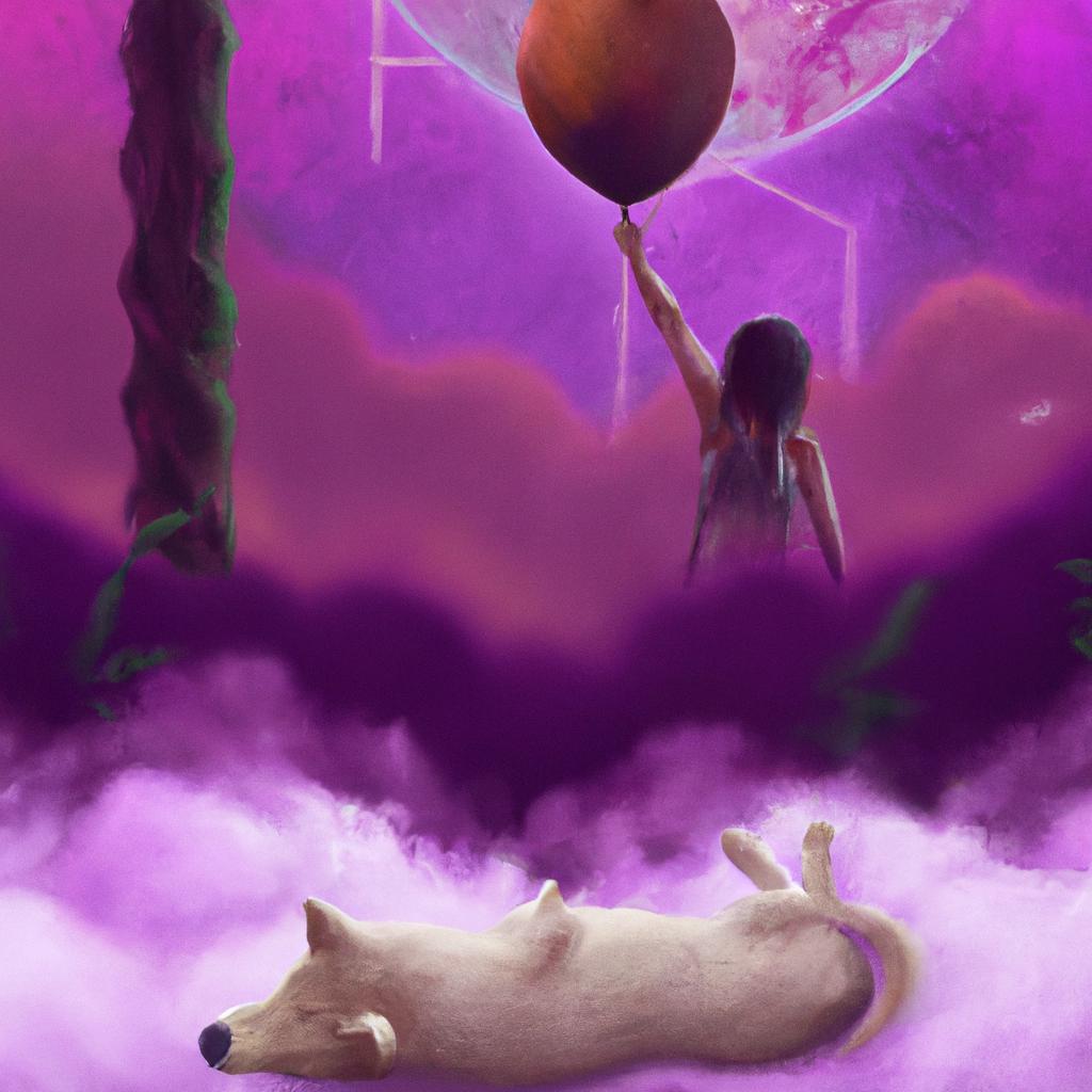Imagem de capa do post "Sonhar com Cachorro Te Pegando: Descubra Seu Significado!" com um desenho digital