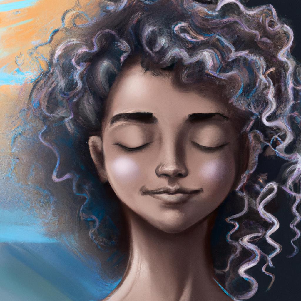 Imagem de capa do post "Cachos Revelam o Significado dos Seus Sonhos!" com um desenho digital