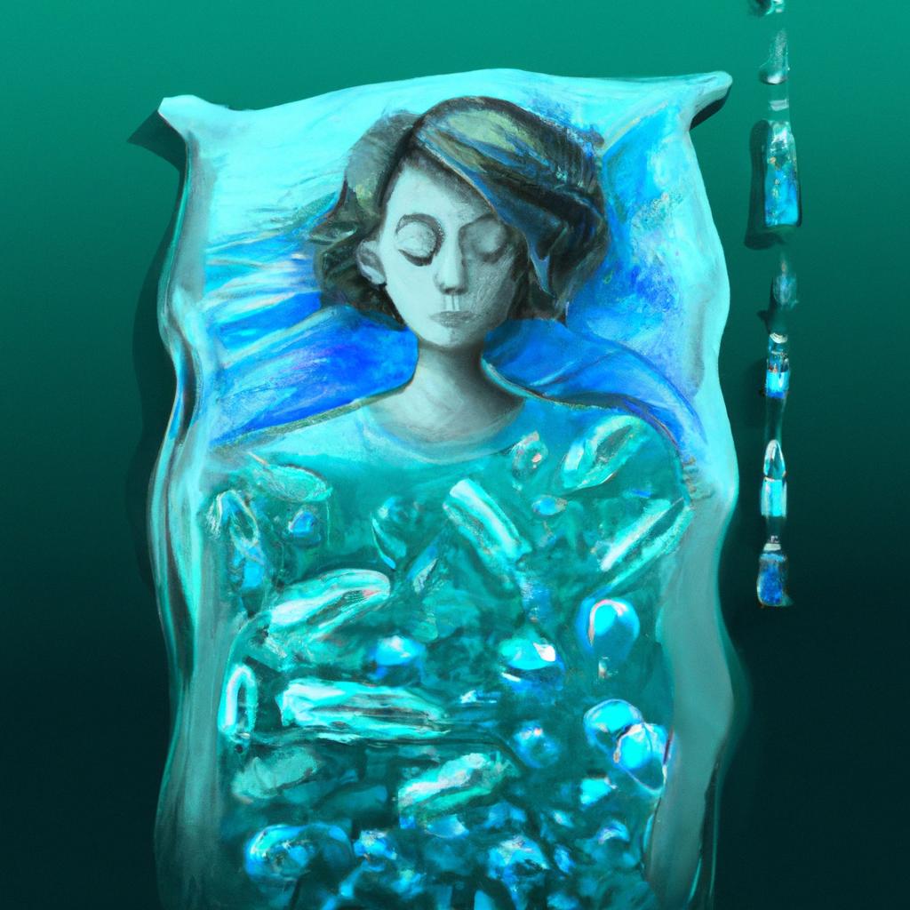 Imagem de capa do post "Descubra o Significado de Sonhar com Cacos de Vidro no Corpo!" com um desenho digital