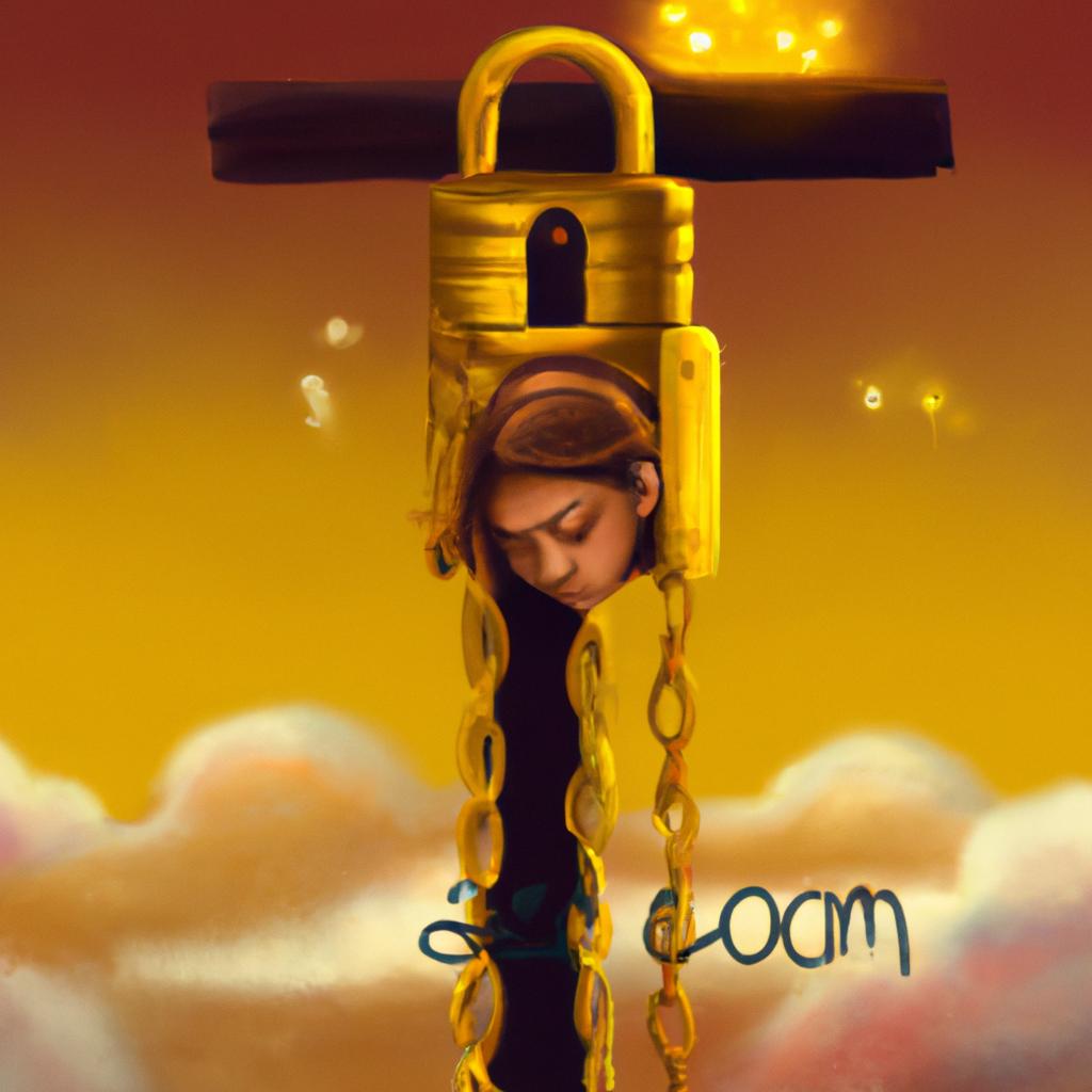 Imagem de capa do post Descubra o Significado de Sonhar com Cadeado Dourado! com um desenho digital