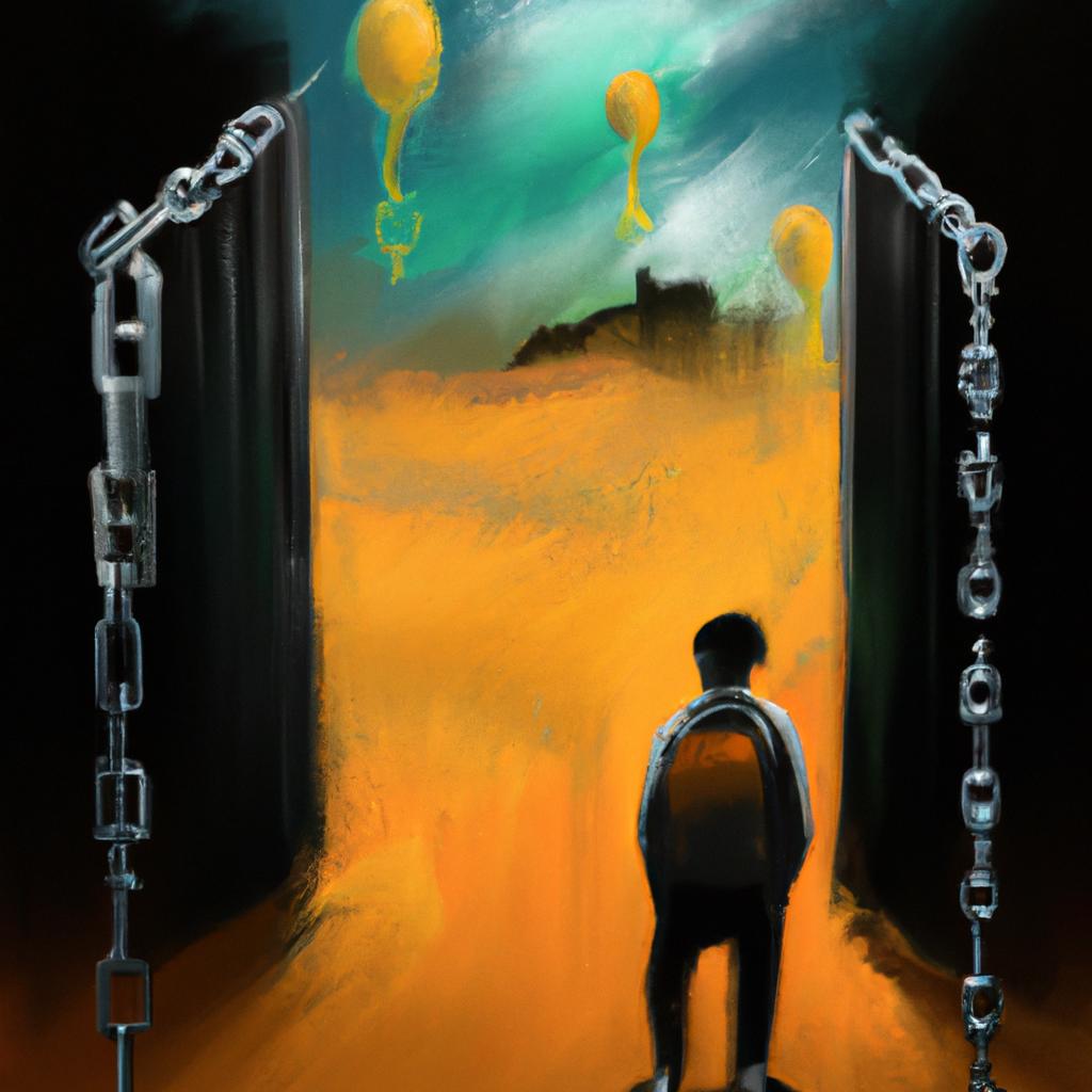 Imagem de capa do post "Cadeados nos Sonhos: Descubra o Significado dos Seus!" com um desenho digital