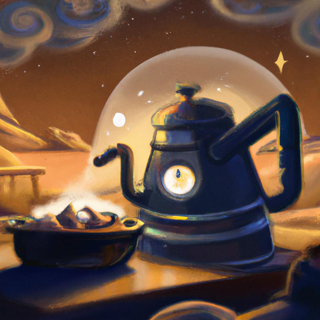Imagem de capa do post "Descubra o que Significa Sonhar com Cafe Pronto!" com um desenho digital