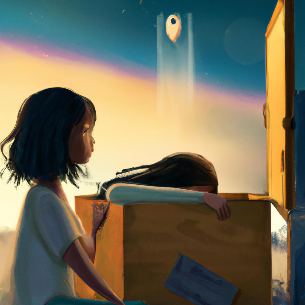 Imagem de capa do post "Sonhar com Caixão Aberto: Entenda o Significado Oculto!" com um desenho digital