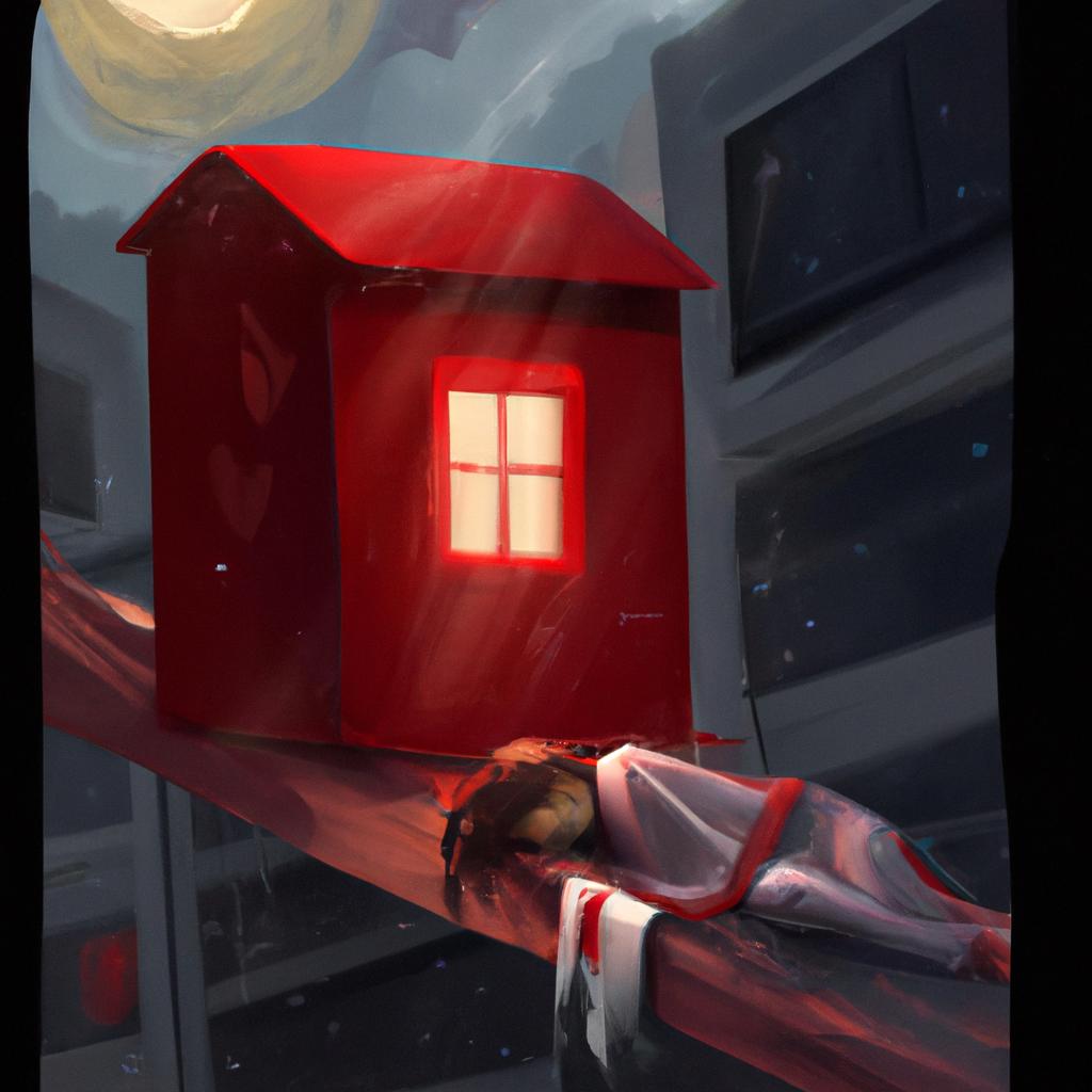 Imagem de capa do post "Descubra o Significado de Sonhar com Caixão Vermelho!" com um desenho digital