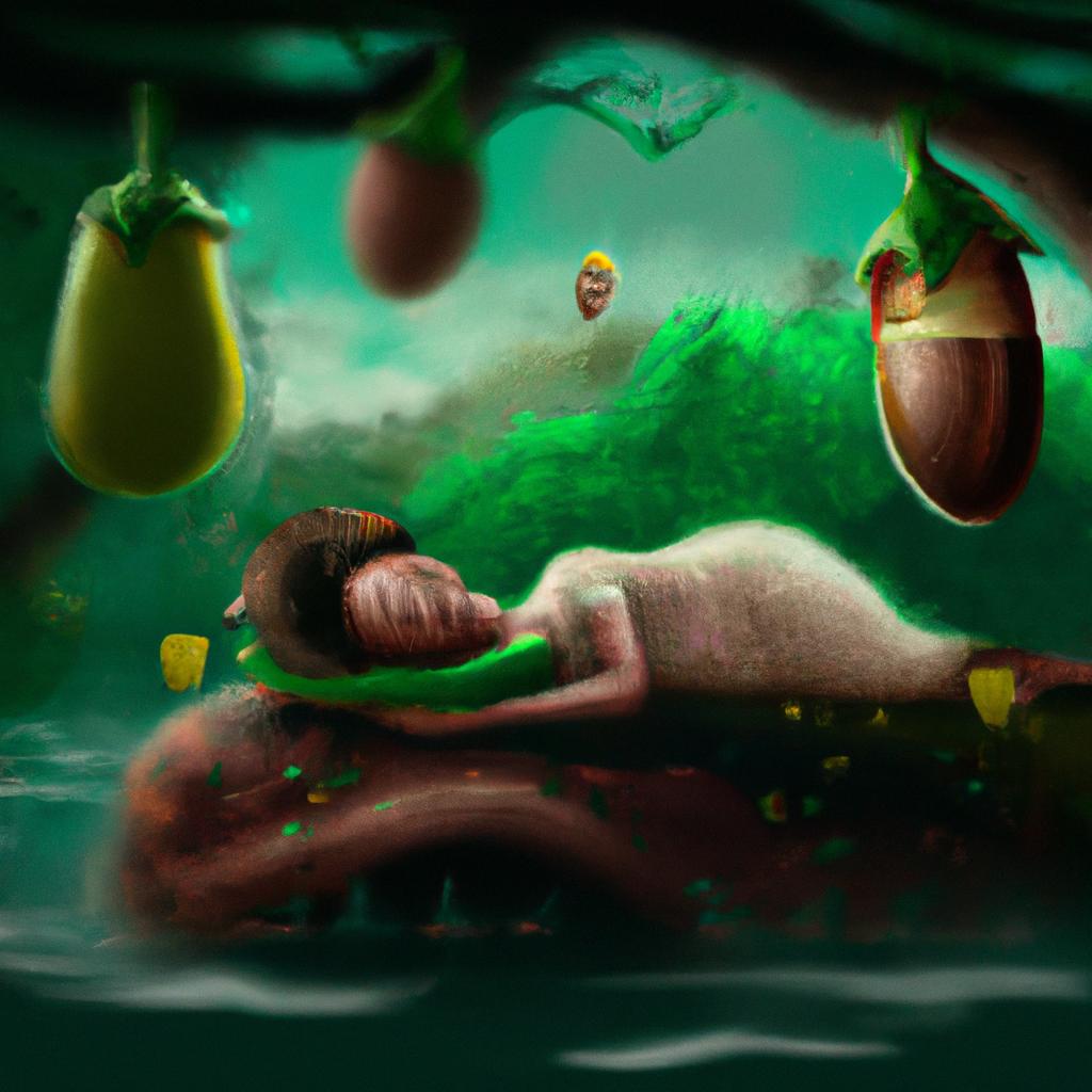 Imagem de capa do post "Descubra o Significado do Sonho com Caju Verde!" com um desenho digital