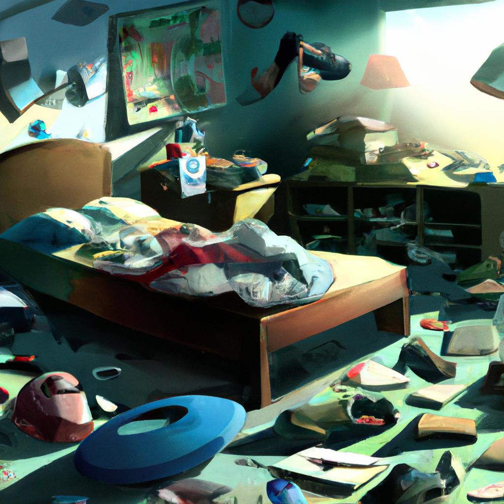 Imagem de capa do post "Descubra o Que Significa Sonhar com Cama Baguncada!" com um desenho digital
