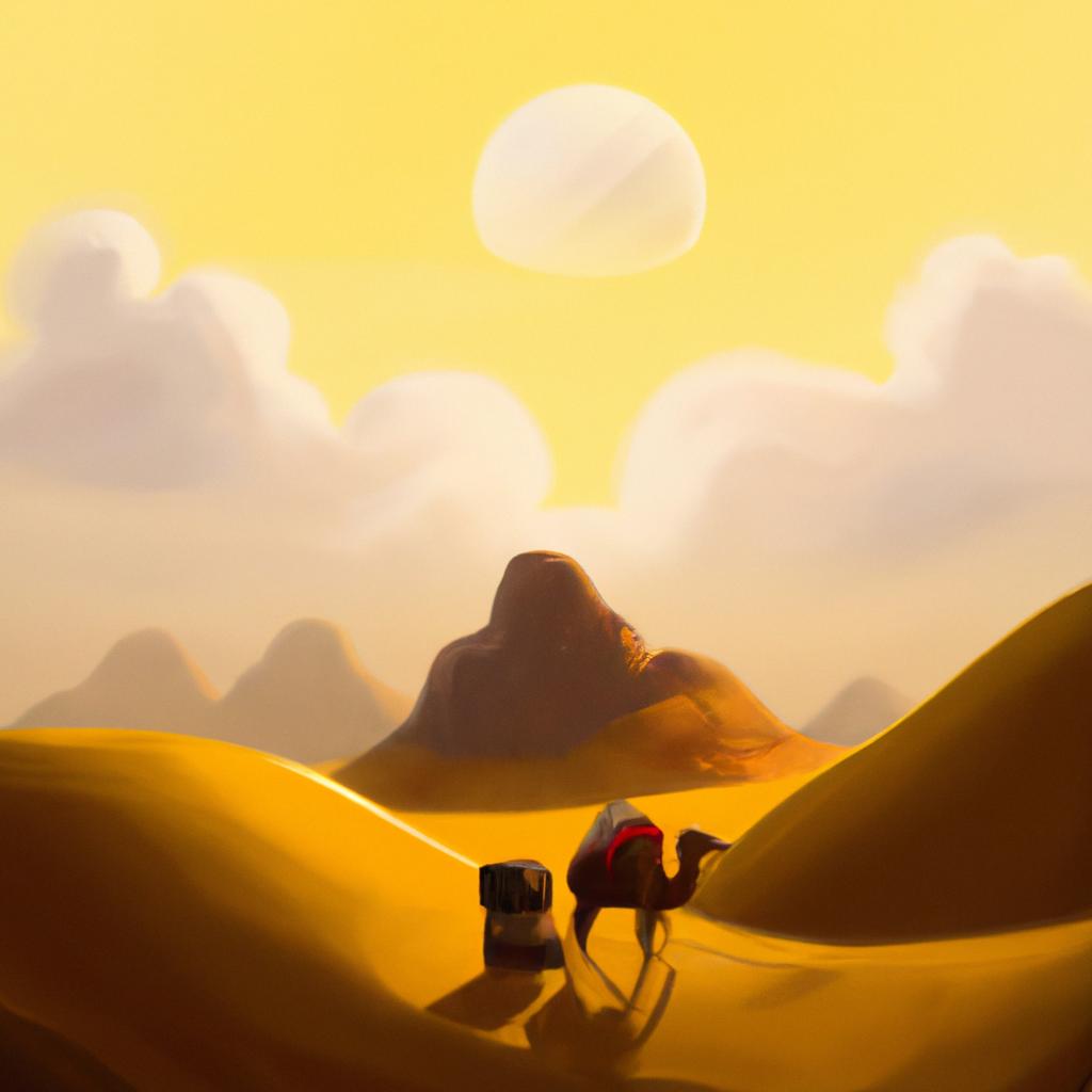 Imagem de capa do post "Descubra o Que Significa Sonhar com um Camelo!" com um desenho digital