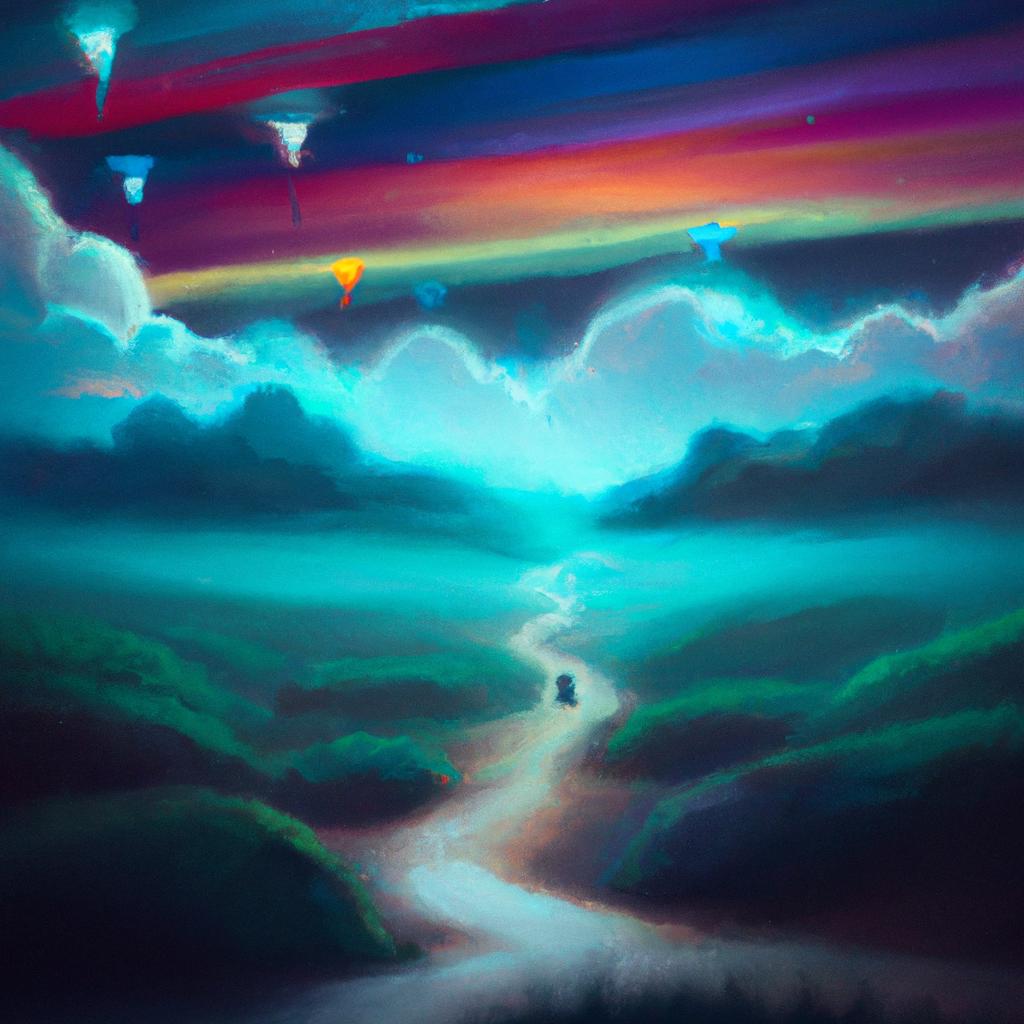 Imagem de capa do post "Sonhar Com Caminho: Descubra o Significado de Seus Sonhos!" com um desenho digital