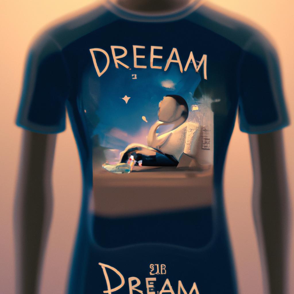 Imagem de capa do post "Descubra o Significado de Sonhar com Camisa Nova!" com um desenho digital